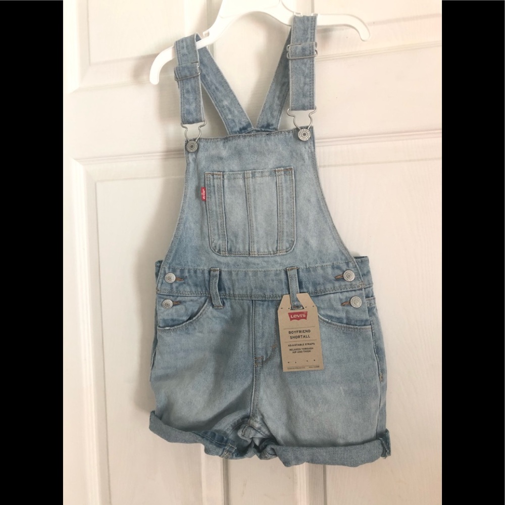 Levi’s Overall Boyfriend Short All Bleach Out 6X